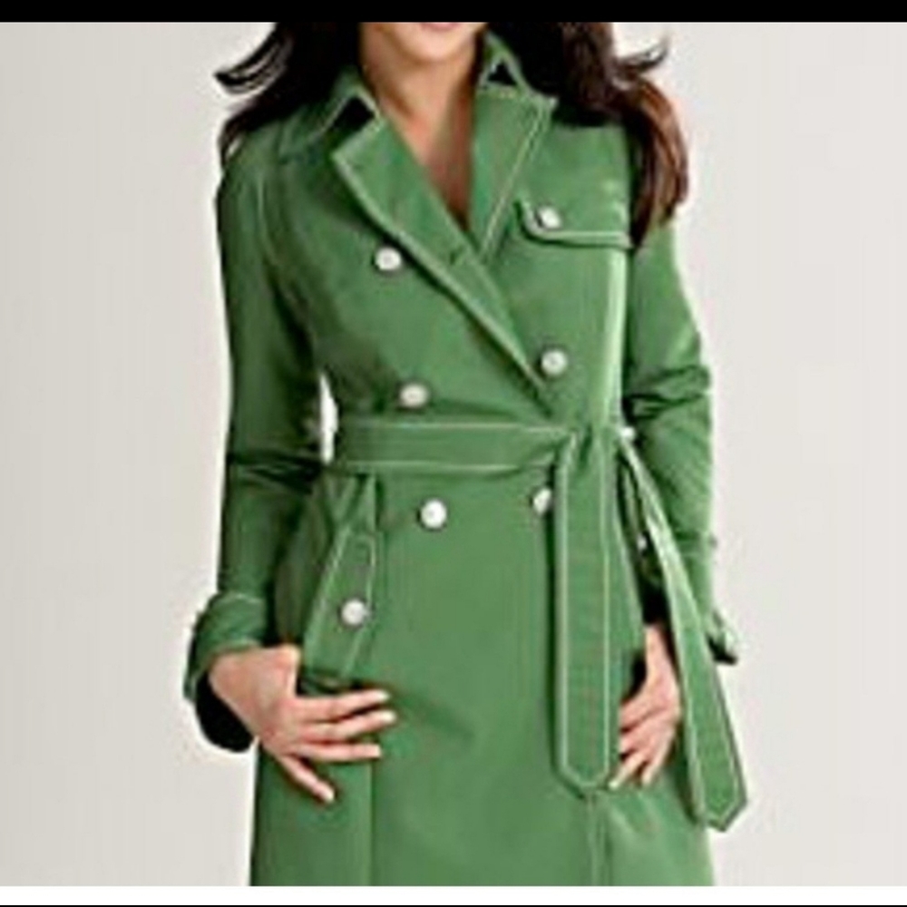 Ann Taylor LOFT women's coat green size 2